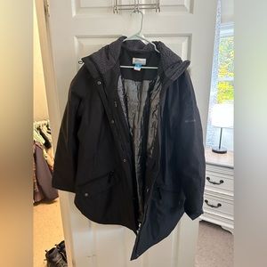 Columbia Women’s Winter jacket size 3x, dark grey with hood